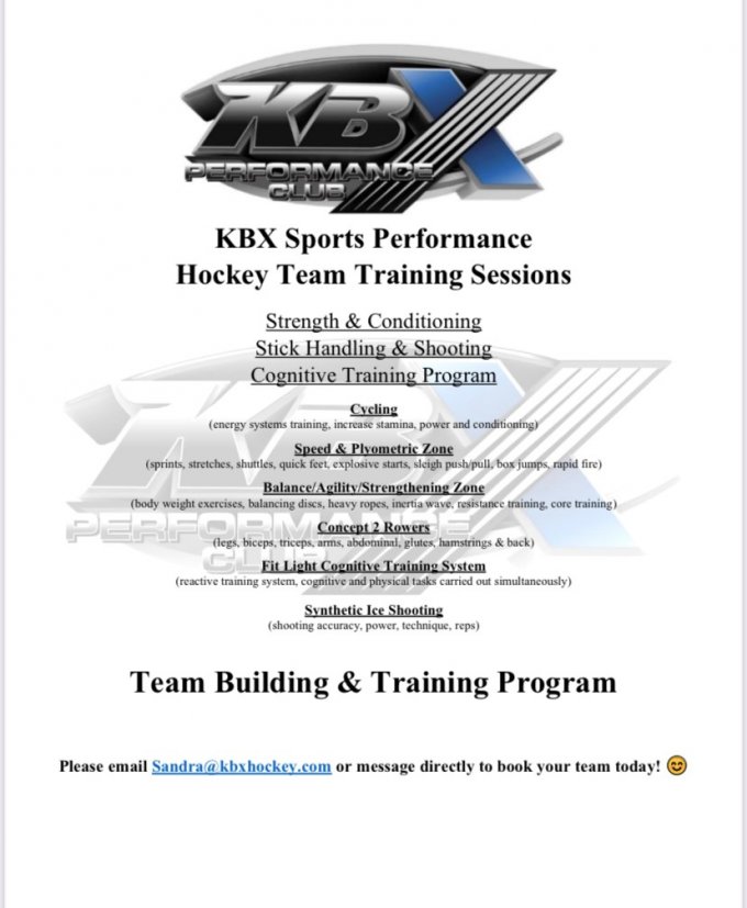 KBX Team Training Sessions!